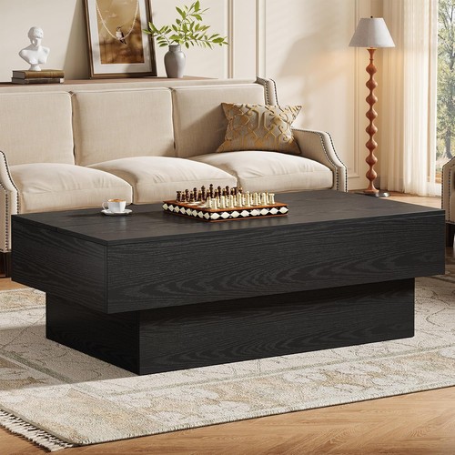 Modern black coffee - coffee, table