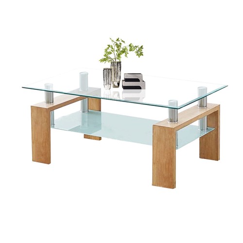 Tempered glass coffee - coffee, table