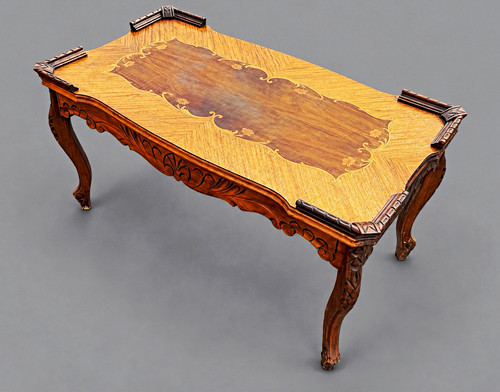 Carved wood inlaid - wood,