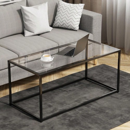 Rectangular glass coffee - glass, table