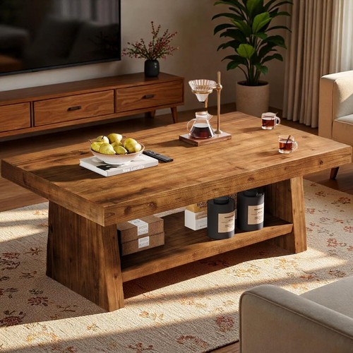 Solid wood coffee - 47'',