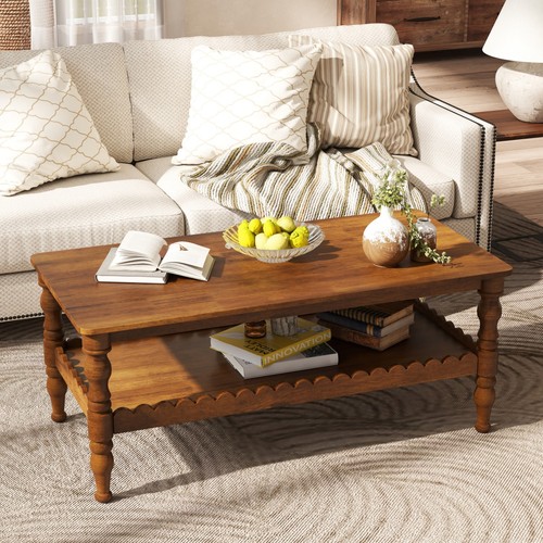 Tier rectangle coffee table - rectangle,