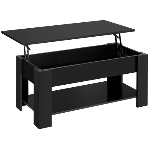 Lift top coffee table with - top,