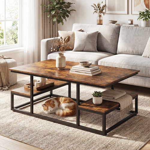 Coffee table with storage - coffee,