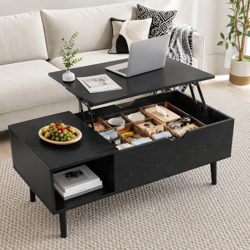 Lift top coffee table with - lift,