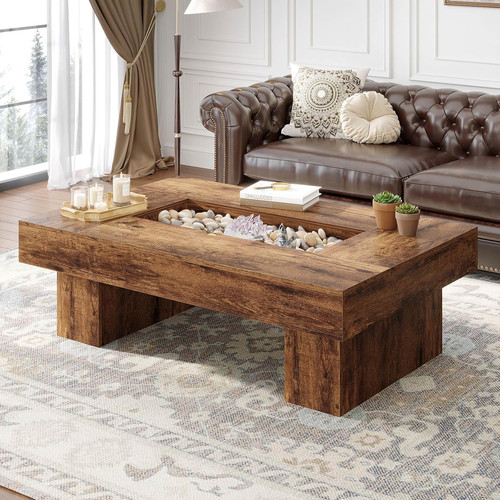 Inch rustic coffee - rustic, table