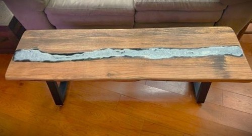 Live edge oak - live, table