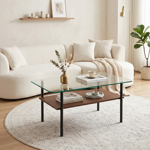Modern glass coffee - table, for