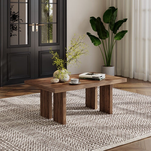 Solid wood coffee - solid,